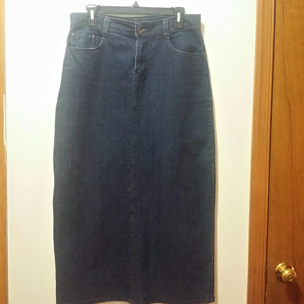 SaleNo Fuze Long Jean Skirt
